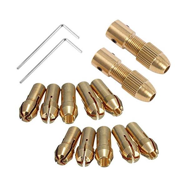 小型電動ドリルビット2.35mmハンドドリル5個入り0.5-3.0mmミニドリルチャックセットは、出来映え抜群です。・便利銅ミニチュアドリルチャック、ドリルミックスでハンドドリルになり、交換も簡単。・併用ハンドドリル、電動ドリルで使用できま...