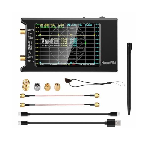 NanoVNA-H4 ベクトルネットワークアナライザー 10KHz-1.5GHz shiningone23_73b2a4c2ace