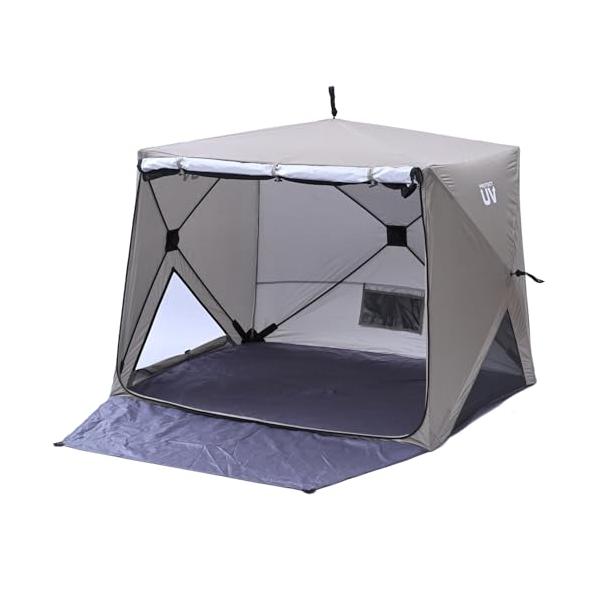 キャンパーズコレクション 山善 ポップアップテント 傘みたいに広げて