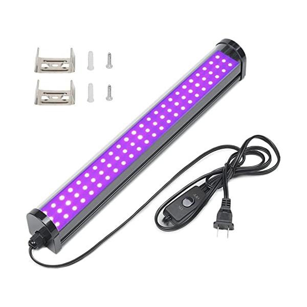 LEDブラックライト・強力タイプ高出力・高性能のUV-LEDを24個搭載した紫外線ブラックライトです。広い面積が照らせ、広い範囲が見えるので使いやすいです。仕様：38cm* 5cm * 6cm 重さ：約373g 照射角度；200度 USBケ...