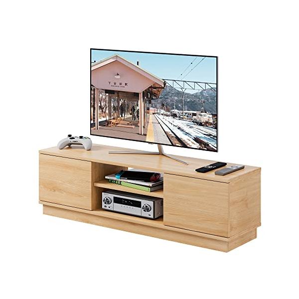 WLIVE テレビ台 ローボード テレビボード 収納 ロータイプ 幅110 高さ33cm tv台 tvボード 43インチ対応 24-47型対応