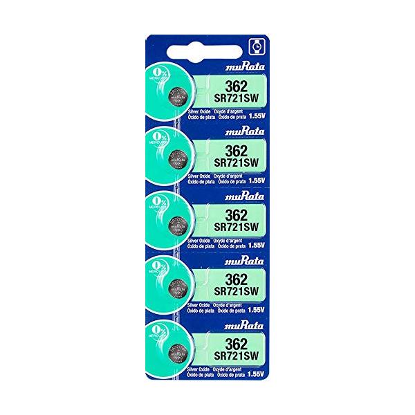 他サイト： ムラタ（MURATA SR721SW （362）酸化銀電池 1シート（5個入）の商品画像