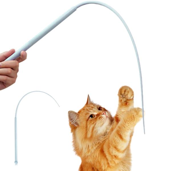猫 おもちゃ ネズミのしっぽ 猫じゃらし シリコン製 猫の杖 柔らかい猫