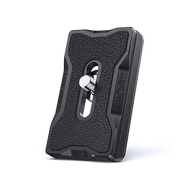 他サイト： K&amp;F Concept クイックリリースプレート アルカスイス対応 互換 接触面拡大 耐久性 簡単固定 アルミ製 1/4ネジ付き 一眼レフ/カメの商品画像