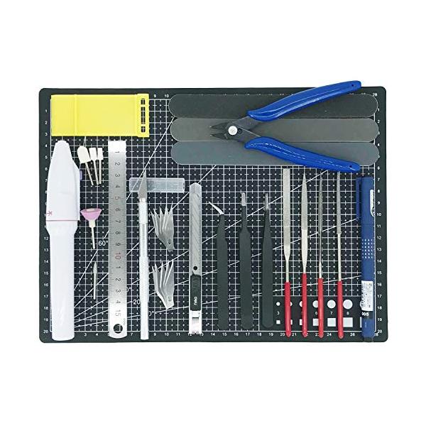 ガンプラ 工具 塗料、ブラックライト セット （プラモデルを