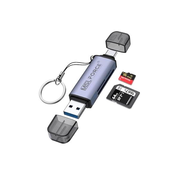 他サイト： 安心の日本企業 iphone15/16シリーズ対応 usbカードリーダー usb3.0 ハブ sdカード USB 3.0 3 in 1 高速転送の商品画像