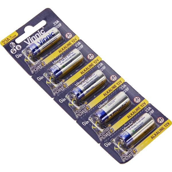 他サイト： Vinnic 23A 12V アルカリ電池 5個入シート 水銀0% キーレス用 LRV08 / L1028F互換の商品画像