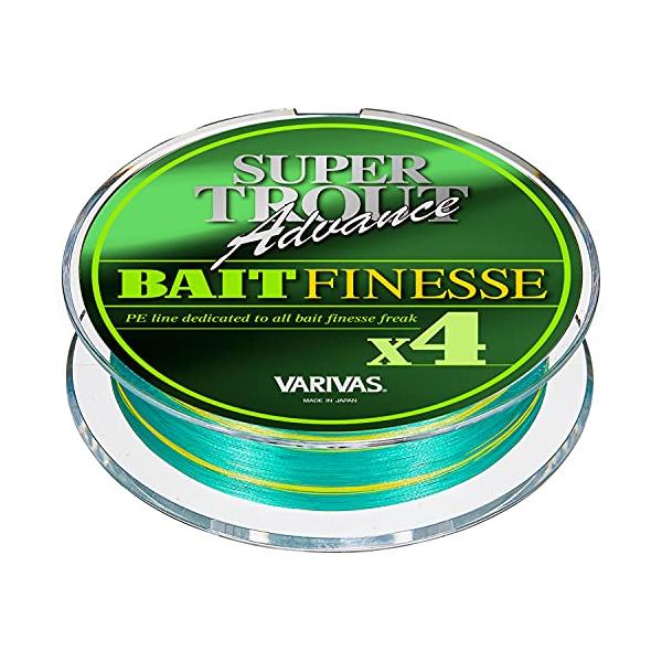 他サイト： バリバス スーパートラウトアドバンスベイトフィネスPEX4 100M 0.6号 ライトグリーン+ライトイエローの商品画像