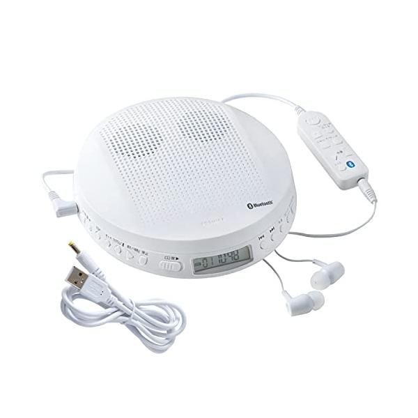 他サイト： 東芝 ポータブルCDプレーヤー ホワイト TY-P50Wの商品画像