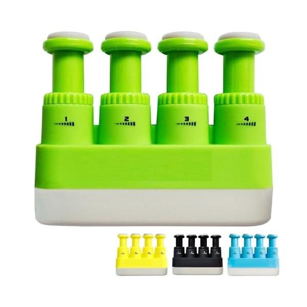 他サイト： DELLING ハンドトレーナー フィンガートレーナー 1.8~3.2KG 各指調節可能 ピアノ ギター ベース 弦楽器 ギター 練習 指 筋トの商品画像