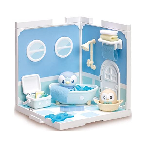 他サイト： タカラトミーTAKARA TOMY ポケモン ポケピースハウス バスルーム ポッチャマ&amp;モクローの商品画像