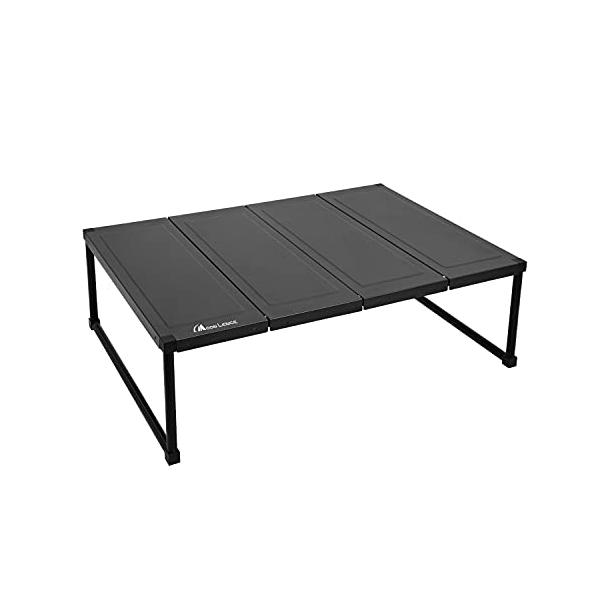 他サイト： MOON LENCE キャンプテーブル アウトドアテーブル 折りたたみ アルミニウム合金 コンパクト 超軽量 耐熱 ローテーブル アルミロールテの商品画像