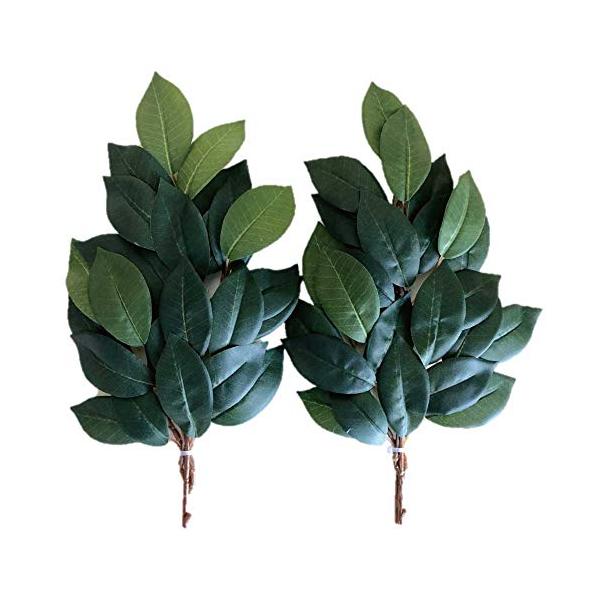 他サイト： 造花はなこ  造花 榊  No.33 神棚さかき 手組みサカキ 小サイズ28cm 2束セット（1束2本使用） sakaki-33の商品画像