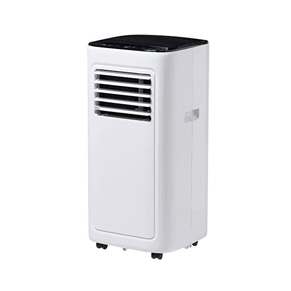 広電 移動式クーラー 2.1kW 工事不要 アース線不要 冷風 除湿 送風 リモコン タイマー ノンドレン方式 排熱ダクト付 ドレンホース付 K
