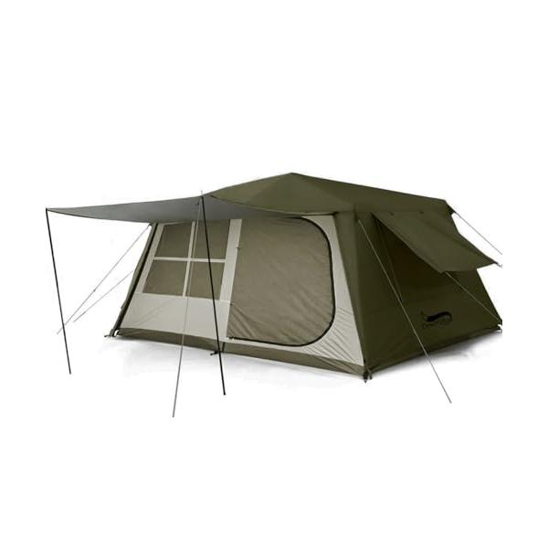 DesertFox テント大型 2〜6人用 ?簡単設営 ロッジ型 高さ200cm