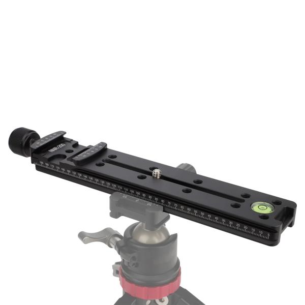 カメラレールノードスライド 200mm クイックリリースプレートクランプ Dリングネジ付き デジタル一眼レフ三脚一脚ボールヘッド用 パノラマクロ