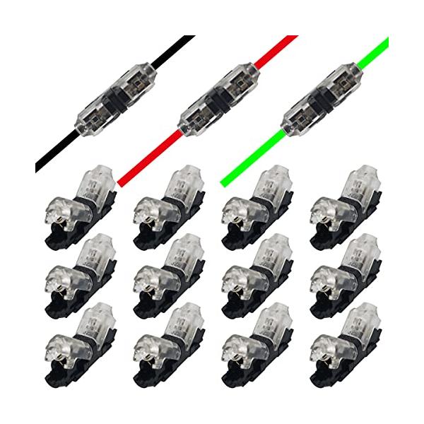 他サイト： CTRICALVER 1ピン配線コネクタ配線分岐コネクタ簡易クイック配線取付分岐配線接続細線12個セットの商品画像