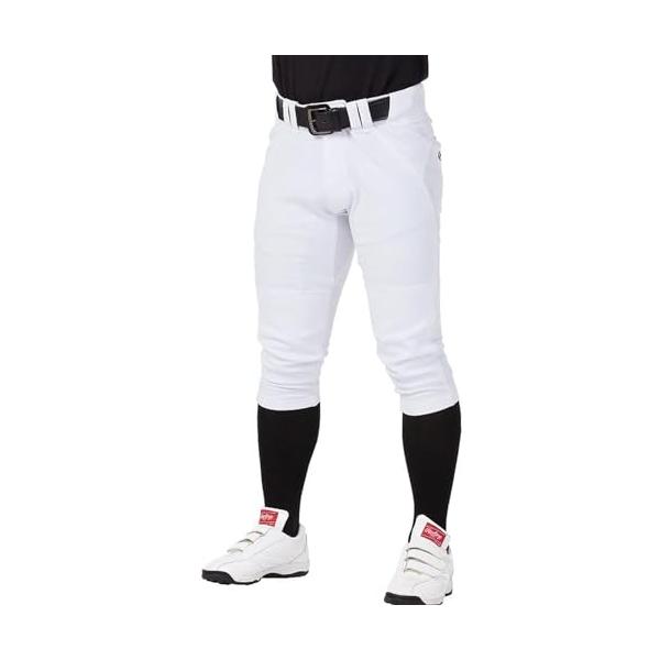 他サイト： ローリングスRawlings 野球 4D8+PLUS ウルトラハイパーストレッチパンツ APP14S01J ホワイト 160 マーク有、ひざ2重の商品画像