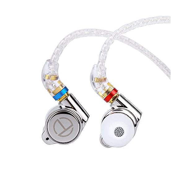他サイト： TRN TA11BA+1DDハイブリッド型金属HiFiイヤホン TA1-Silverの商品画像