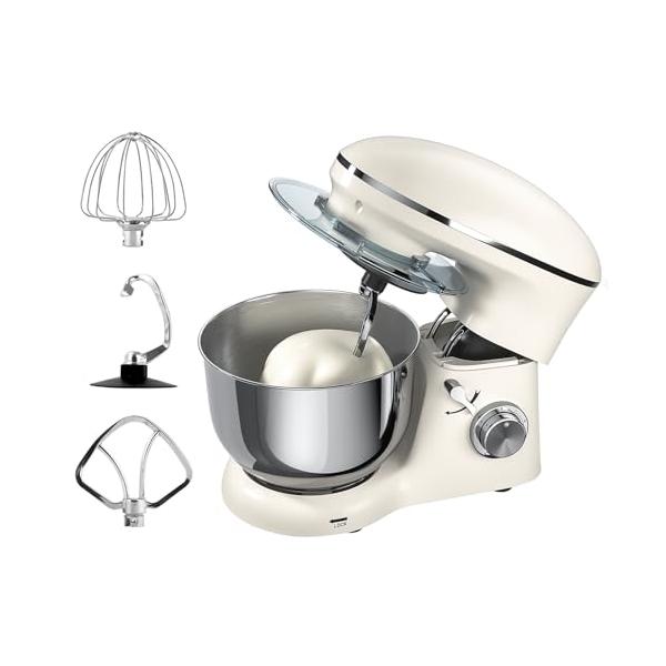 ブラック スタンドミキサー 大容量5.5L Amazon | KALELAISU 卓上型ミキサー スタンドミキサー 5.5L大