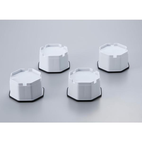 他サイト： 旭電機化成株式会社 AKO-12 洗濯機の高さをあげる足 洗濯機 高さ調整 防音 防振 傷防止 置き台 振動 台 滑り止め 防水パン 底上げ かの商品画像