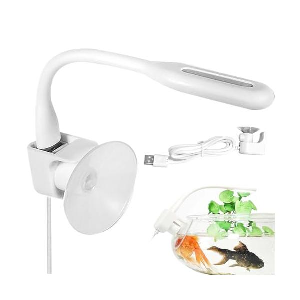 ホワイト/-/NA-01・商品仕様パッケージ内容：小型 水槽 ライト*1；色：白；電源コード長さ：約80cm。・省エネ通常のLEDライトより省エネ、エネルギー効率が高く長持ちする水槽 ライトは、水槽に素晴らしい輝きを生み出します。・調整可能...