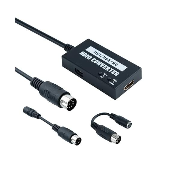 他サイト： Mcbazel セガMD1/MD2/SNK専用 HDMI コンバーター 1080p/720p画質切り替え アスペクト比切り替えスイッチ内蔵 4:の商品画像