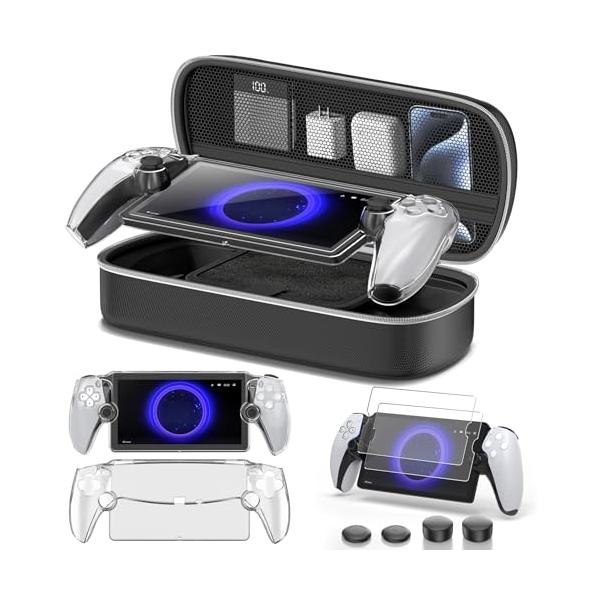 AsianBlack/-/VG-P5362・PS Portal専用PS Portal リモートプレーヤーに対応するPSポータブルアクセサリーセットです。??このセットはPS Portal専用のため、他のデバイスには適用できません。購入前には...