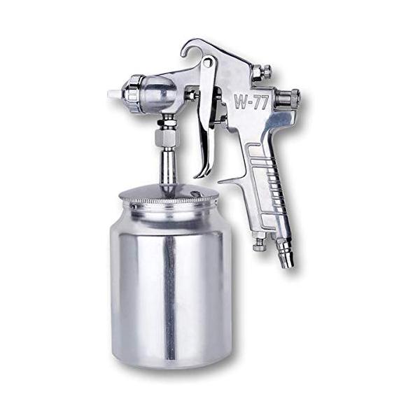 VICHE CATT エアー ペイント スプレーガン 吸い上げ式 W-77 口径 2.0〜3.0 mm タンク容量 1000ml 下壺式 ステン