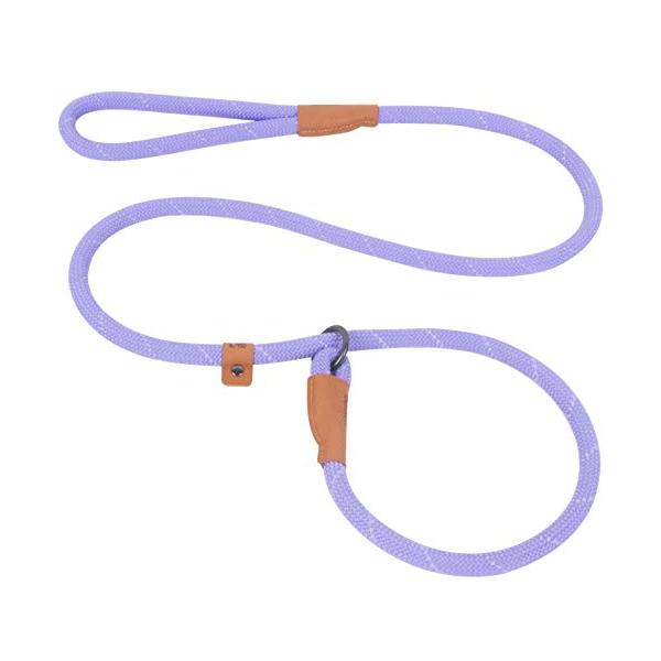 他サイト： ドッグ スリップリード 犬用リーシュ、反射ロープリード、引っ張り防止リード、訓練用リーシュ 小型、中型、大型犬用 1.5m M9mm パープルの商品画像