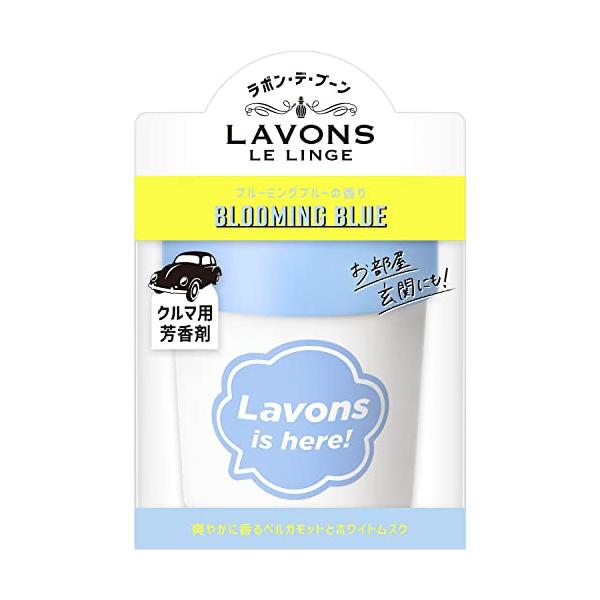 他サイト： ラボン・デ・ブーン 車用 芳香剤 ゲルタイプ ブルーミングブルー 消臭 110gの商品画像