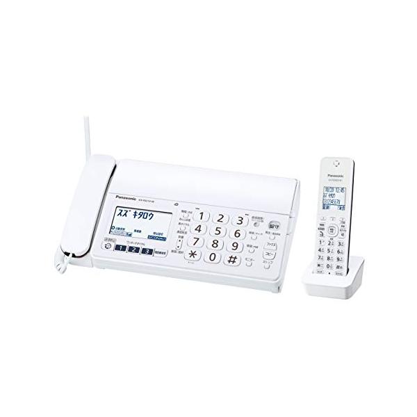Panasonic KX-PZ210DL-WおたっくすFAX ホワイト 子機付き パナソニック おたっくす デジタルコードレスFAX 子機1台付き 1.9GHz