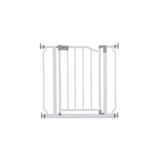 他サイト： 限定 グリーンライフ ベビーゲート ペットゲート拡張付き 突っ張りタイプ 安心安全ダブルロック機能 開けやすい高さ65cm ホワイト 69〜90cの商品画像