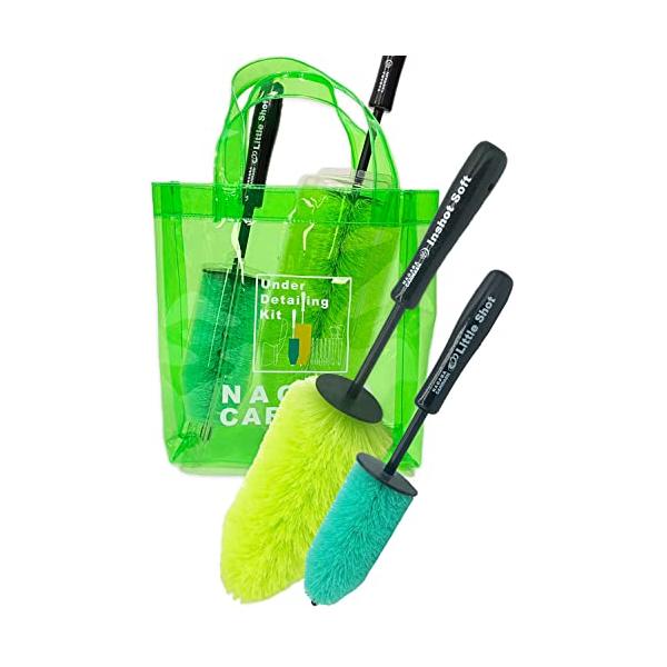 他サイト： ながら洗車インショットソフト&amp;リトルショット『内側から輝くホイールの身嗜み』 ホイール ブラシ 洗車ブラシの商品画像