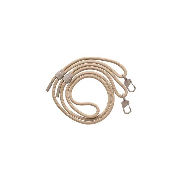 他サイト： iFace Hang and ショルダー ストラップ 丸紐/ベージュスマホ 携帯 ネックストラップ アイフェイス ショルダーストラップ 斜め掛けの商品画像