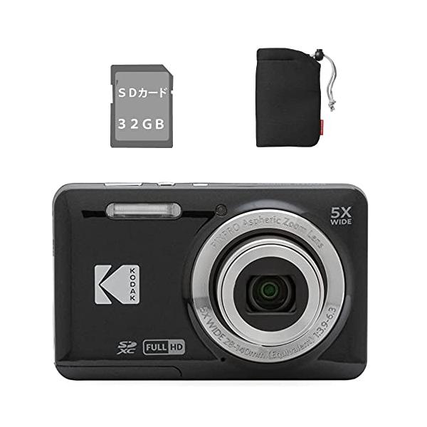 Kodak fz55コンパクトデジタルカメラ 黒 Amazon | Kodak Pixpro FZ55 デジタルカメラ(ブラック) セット品