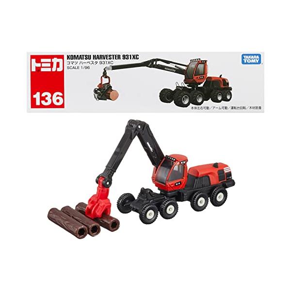 タカラトミー トミカ ロングタイプトミカ No.136 コマツ ハーベスタ