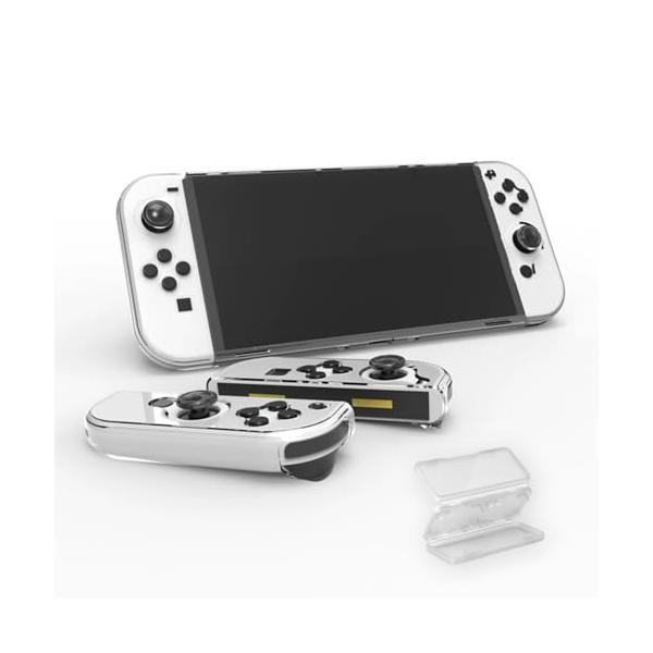 【互換品】 ZeniMart Switch oled カバー 2022 Switch有機Elモデル対応 Switch 有機el TPU クリア ドック
