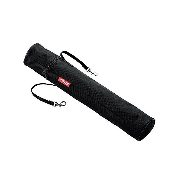 スティックバッグブラック/44 cm x 7.5 cm x 9.5 cm/STB10・パッケージ個数:1・ナイロン製・フック付、5~6ペア収納・全長 44cm収納部 34.5cm 蓋部9.5cm X 直径7.5cm