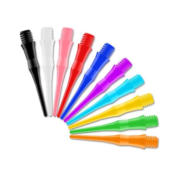 500pcs/2BA/10108183・Color:500pcs・良質な材料：良質なプラスチック混合物から作られ、ダーツの先端が安定して柔軟で、先端が急速に破断したり曲がったりするのを防ぐことができる。・2 BAライン：一般的なソフトダーツ...