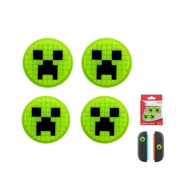 グリーン/マインクラフト/-・Size:マインクラフト・対応機種当アナログジョイスティックカバーは専用設計で、Switch 2/Switch 2 Pro にのみ対応しております。ハンドルにも完璧に適用でき、あらゆるゲームシーンで優れたパフォ...