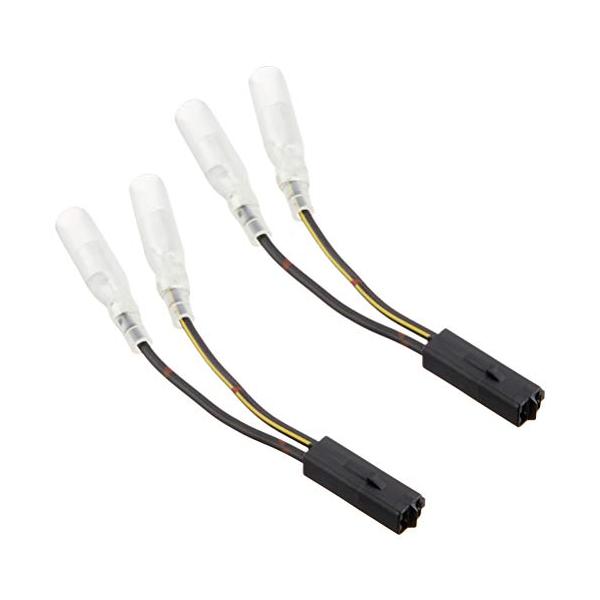 キタコKITACO ウインカーランプ変換ハーネス K-CON カワサキ/左右1セット 汎用 2極コネクター黒色 0900-755-01104
