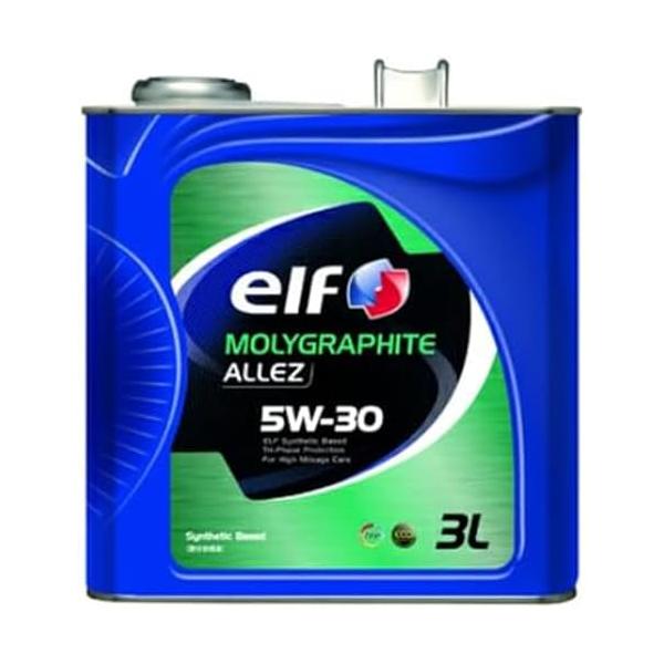 エルフELF エンジンオイル MOLYGRAPHITE ALLEZ 5W-30 SN Level ガソリン車用 部分合成油 3L
