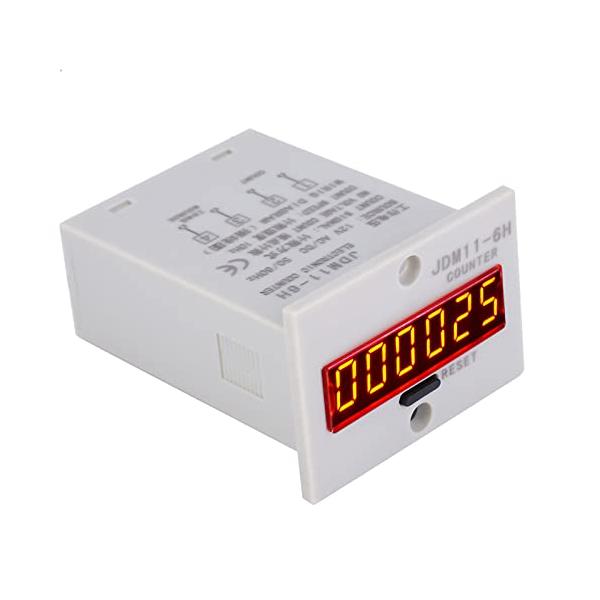 -/AC/DC12V/Walfrontizgoamcwue-11・Size:AC/DC12V・パッケージ個数:1・LEDデジタルディスプレイこのカウンターは特別なチップを使用し、6桁の0.38インチLEDデジタルディスプレイを装備しています...