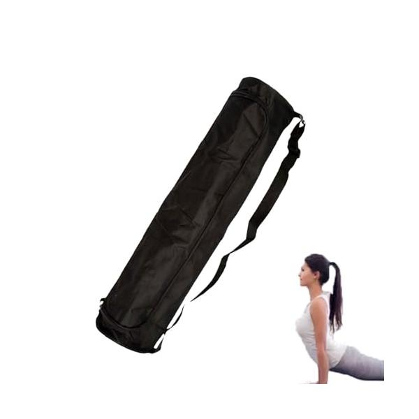 ヨガマットバッグブラック/S/ヨガマットバッグ・Color:ブラック・仕様長さ70cm、直径15cm。183cm×68cm×厚さ0.3?1.5cmに適したヨガマット。・携帯便利軽量で持ち運びが容易で、シンプルなデザインなのでどんなファッショ...