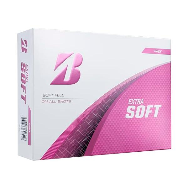 BRIDGESTONEブリヂストンゴルフボール EXTRA SOFT 2025年モデル 12球入 ピンク X5PXJ