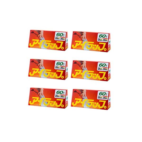 他サイト： 岩谷マテリアルIwatani Materials ポリ袋 アイラップ 家庭用 60枚入×6セット 約25×35cm 電子 レンジ ・ 湯せん での商品画像