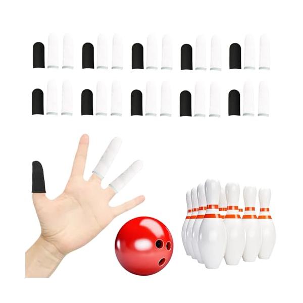 黒白/-/BLQ-SJD-01・透気性のある綿素材優質な綿を使用したため、指先が蒸れにくく長時間装着しても快適です。運動中の汗を効率的に放出し、ボウリング中の指のストレスを軽減します。・ゴムバンドで締め付けないフィット感伸縮性のあるゴムで縁...