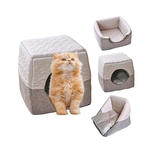 Xrkuu ペットハウス ペットベッド 猫 ハウス 猫ベッド 犬小屋 室内 犬