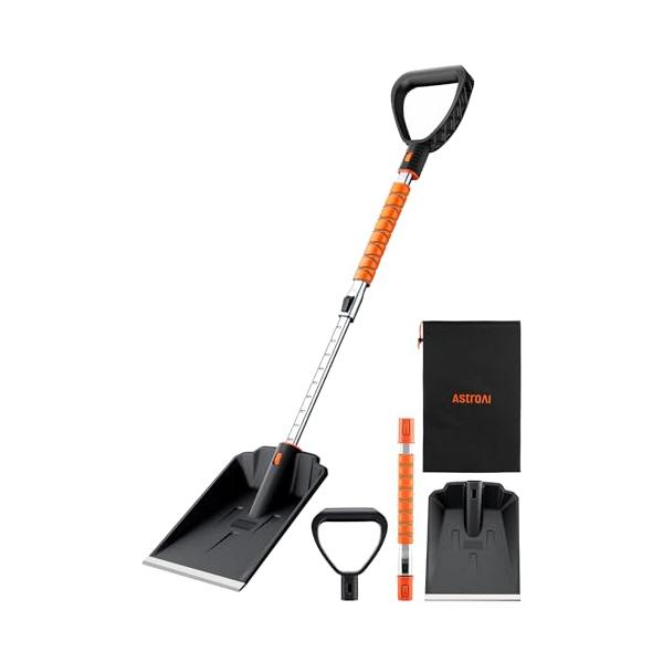 日本仕様オレンジ/-/-・Style:日本仕様・軽量で頑丈な耐久性AstroAI雪かきスコップは、軽量で頑丈な耐久性のあるプラスチックボディ、アルミニウム製伸縮式ハンドルを備えているため、道や階段、裏庭などのあらゆるシチュエーションでの雪か...